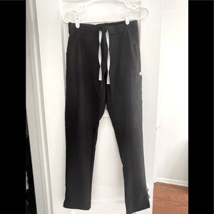 FIGS Yola Skinny Scrub Pants - XS Black